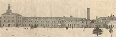 Newspaper clipping whowing the outside of the Alexian Brothers Novitiate