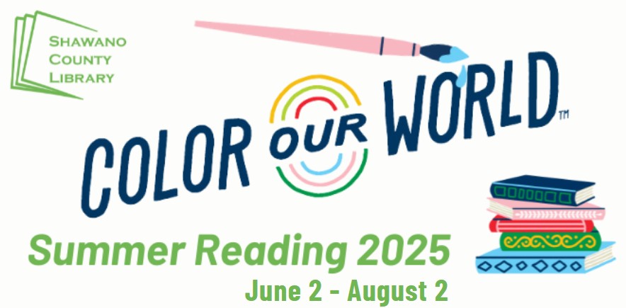 Color Our World Summer Reading 2025 June 2 - August 2