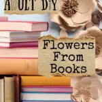 ADULT DIY logo "Flowers From Books"
