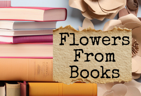 ADULT DIY logo "Flowers From Books"