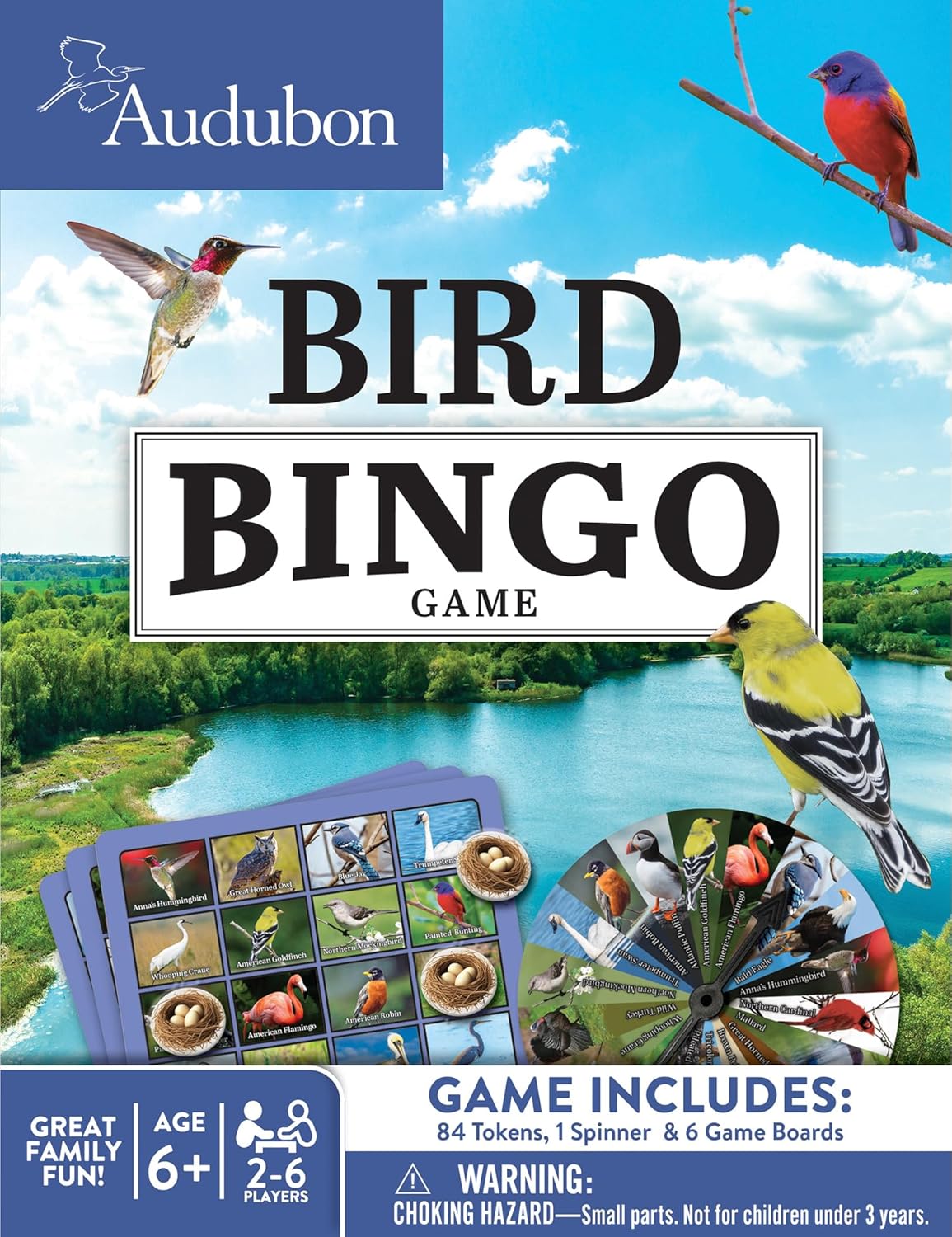 Bird Bingo game, links to more information