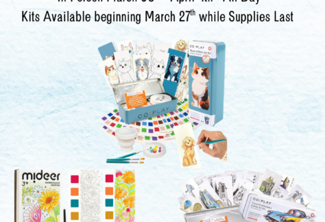 "Watercolor Week In-Person March 30th - April 4th - All Day Kits Available beginning March 27th while Supplies Last "