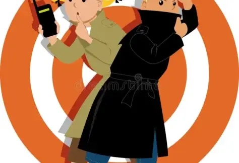 image of 2 spys, links to Spy Week for Spring Break event page