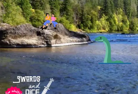 Swords and Dice for adults logo