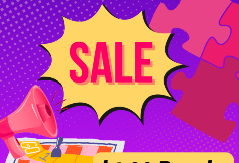 "April 15-18, 2026 SALE $1.00 puzzles and games"