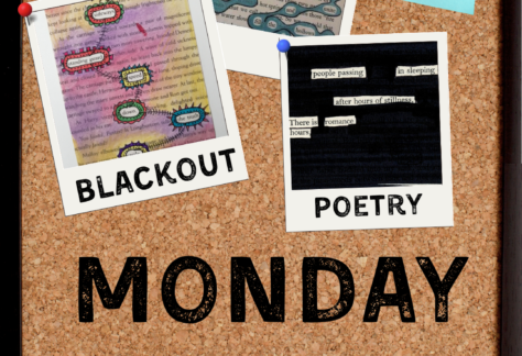 "Teen DIY BLACKOUT POETRY MONDAY APRIL 27th 4:30pm"