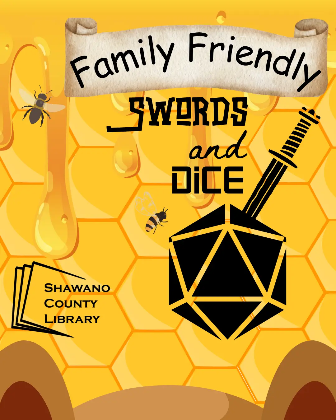 Family Friendly Swords and Dice