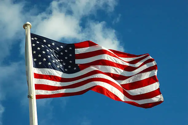 photo of the American flag