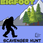 "Bigfoot Scavenger Hunt October 26-31" Image of the bigfoot