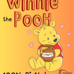 "Winnie the Pooh 100th Birthday" Image of Winnie the Pooh Shawano County Library logo
