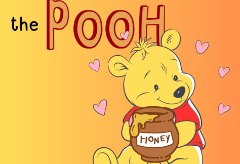 "Winnie the Pooh 100th Birthday" Image of Winnie the Pooh Shawano County Library logo