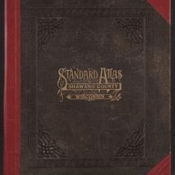cover of the Standard Atlas of Shawano County Wisconsin